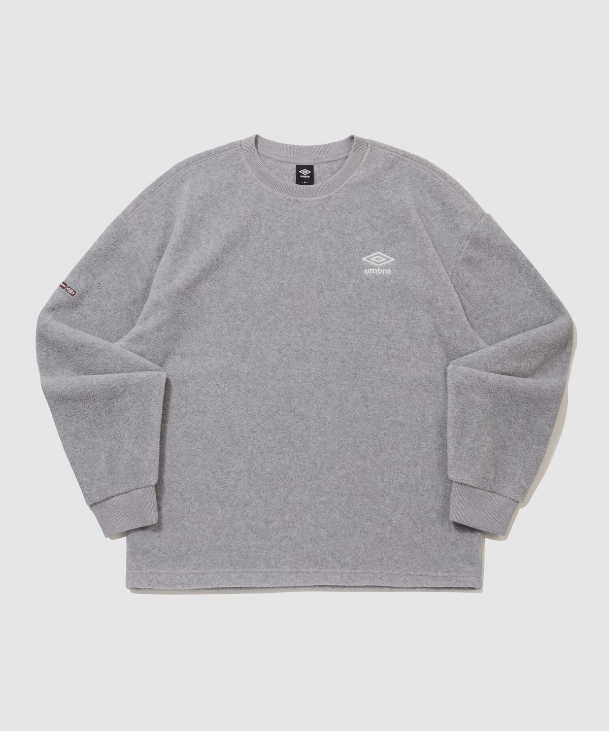 엄브로(UMBRO) 알파플리스 맨투맨 그레이 UR423CFSN2