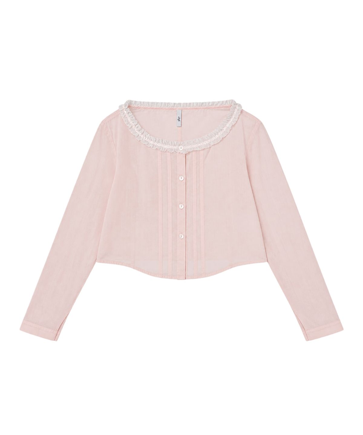 소프트서울(SOFT SEOUL) COTTON GAUZE PIN TUCK BLOUSE_PINK
