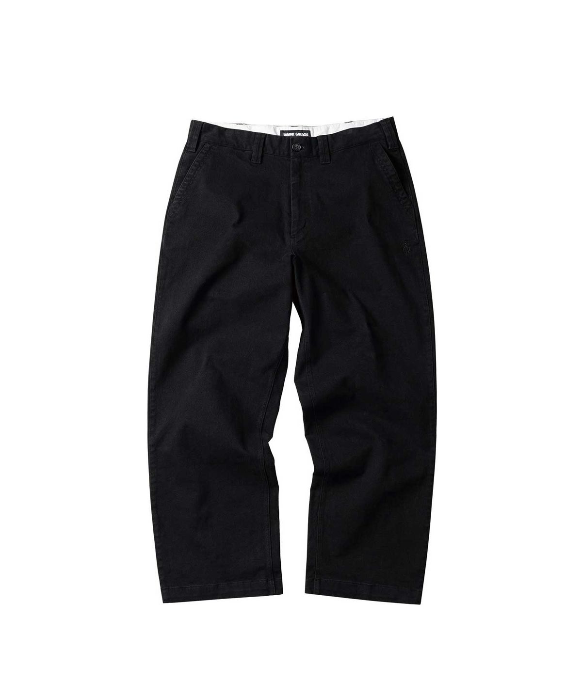 인세인개러지(INSANEGARAGE) INSANE EMBROIDERED WOVEN PANTS_WASHED BLACK