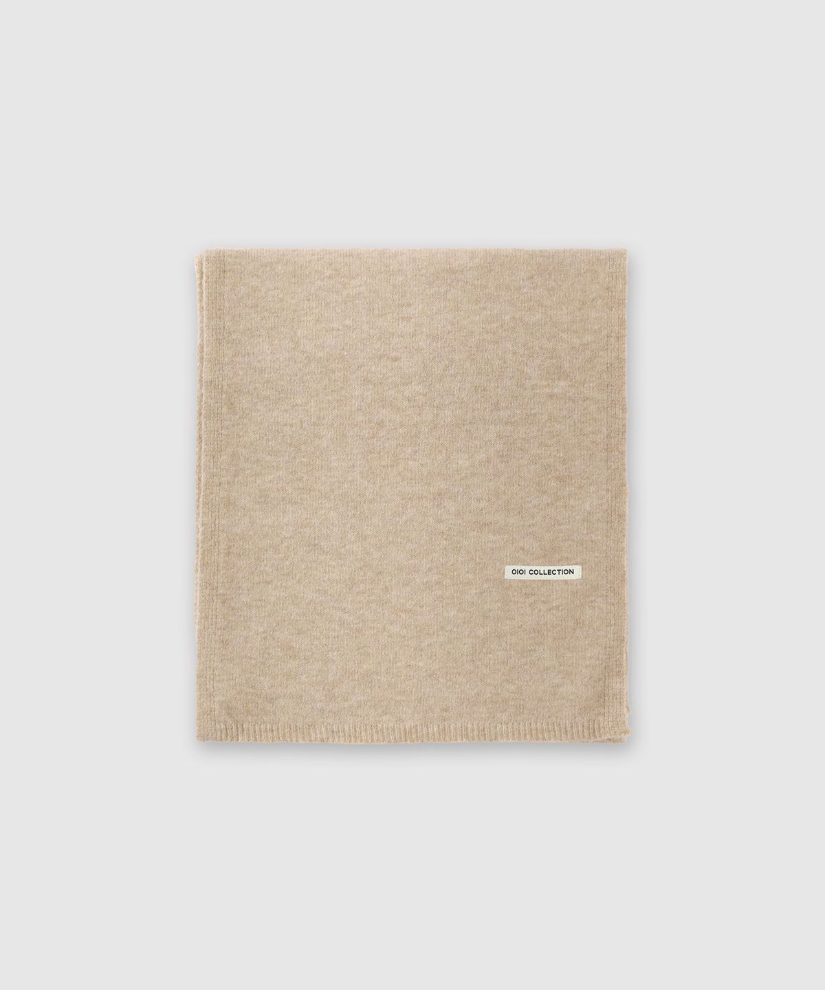오아이오아이 컬렉션(OIOI COLLECTION) 베이직 니트 머플러 [BEIGE]