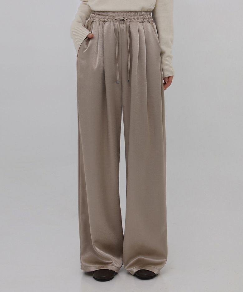 [150.160ver] WIDE PANTS.039 -Silket/2color