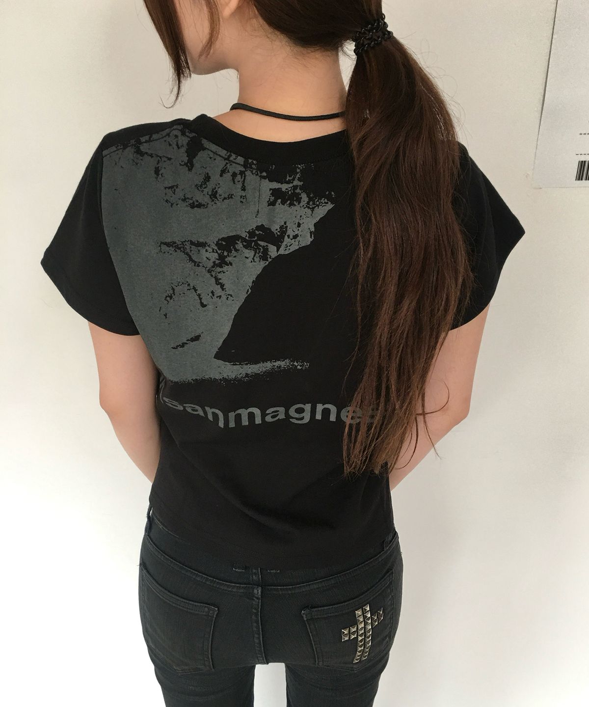 탄산마그네슘(TANSANMAGNESIUM) 성수 락 티셔츠 (블랙)