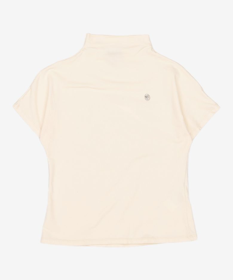W HALF NECK TEE S