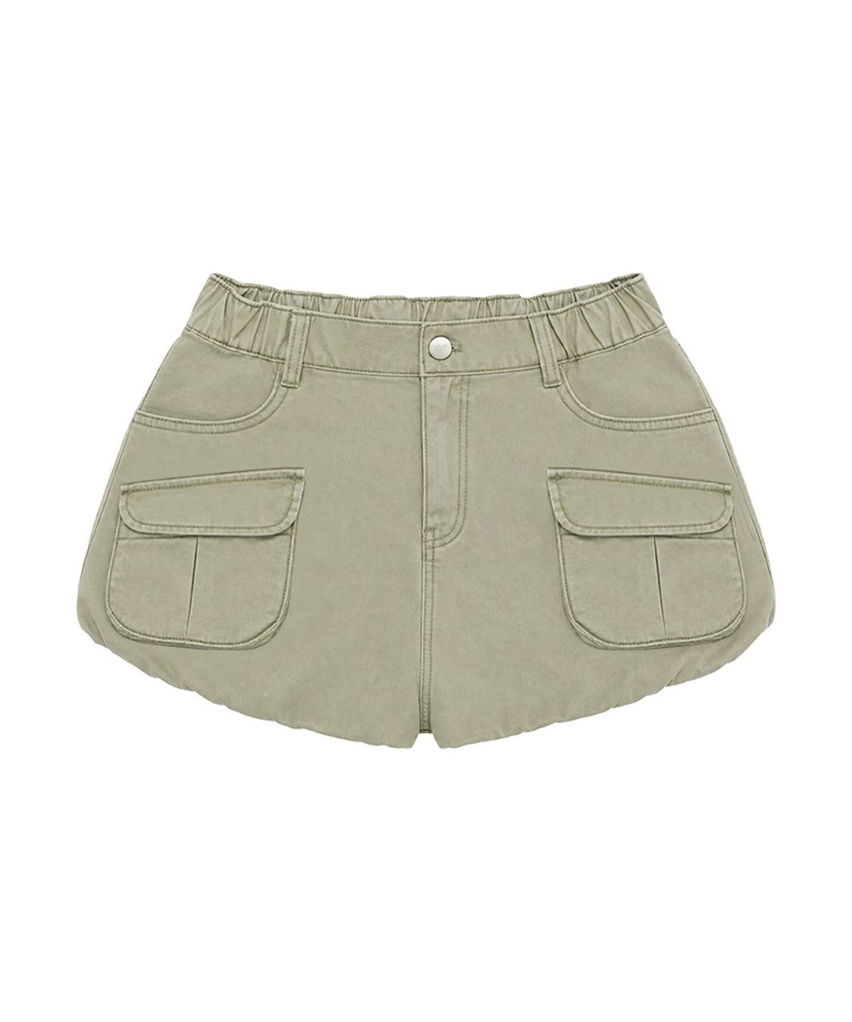 소프트서울(SOFT SEOUL) PUMPKIN WASHED CARGO SHORTS_LIGHT BEIGE