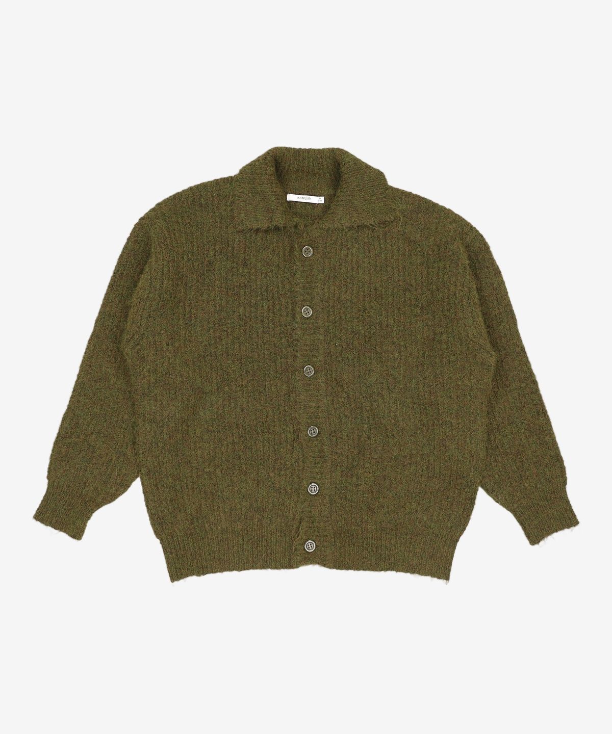 키뮤어(KIIMUIR) 부클 울(WOOL) 카라 가디건_3 COLOR M