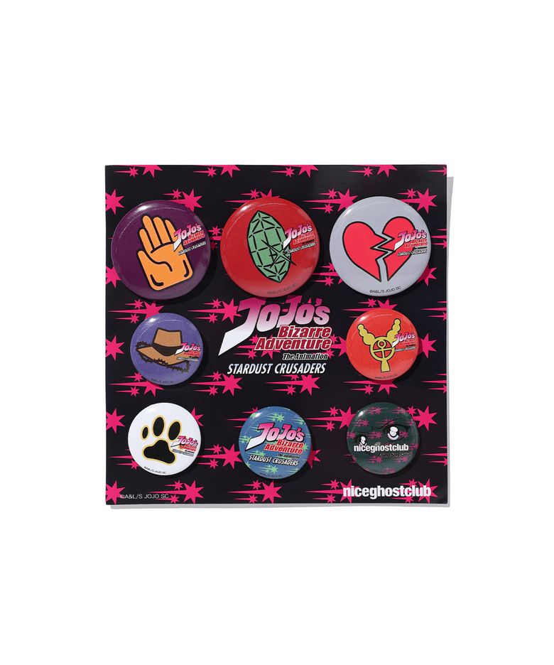 JOJOs STARDUST CRUSADERS PIN BADGES VER.2_MIX(NG2GFUAB78B)