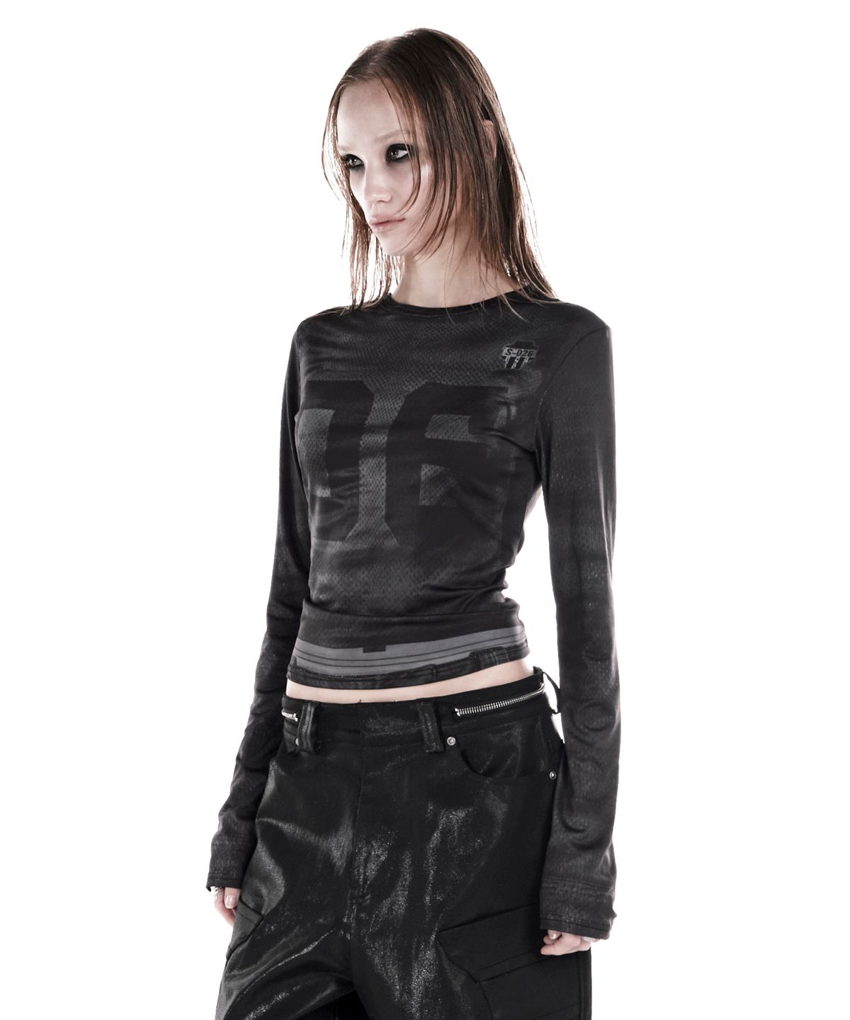 이양(EYANG) 06 RACING PRINT LONGSLEEVE TOP