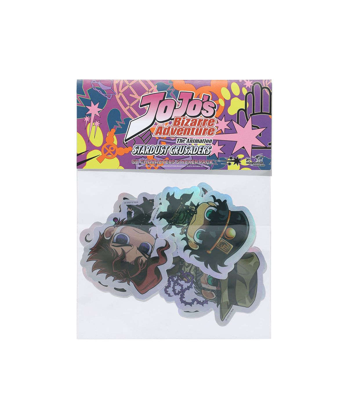 나이스고스트클럽(NICEGHOSTCLUB) JOJOs STARDUST CRUSADERS STICKER PACK_MIX(NG2GFUAB74B)
