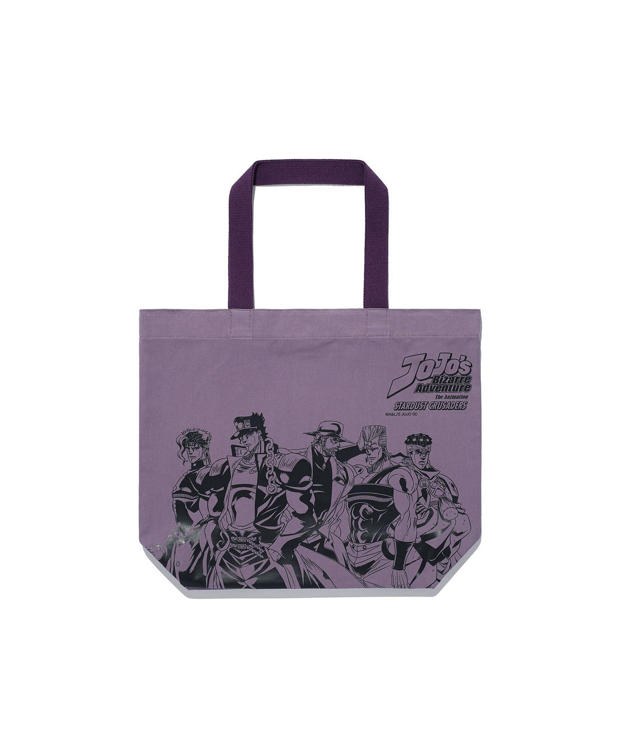 나이스고스트클럽(NICEGHOSTCLUB) JOJOs STARDUST CRUSADERS TOTE BAG_PURPLE(NG2GFUAB51B)
