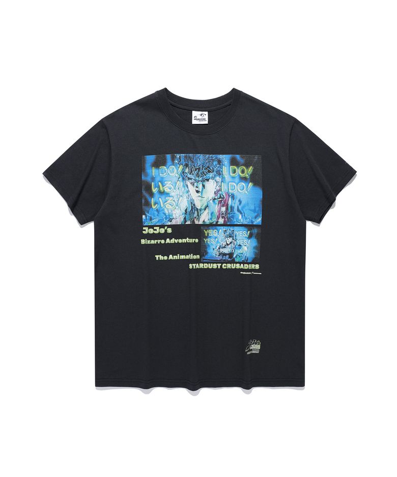 JOJOs STARDUST CRUSADERS JOTARO TEE_BLACK(NG2GFUT501B)
