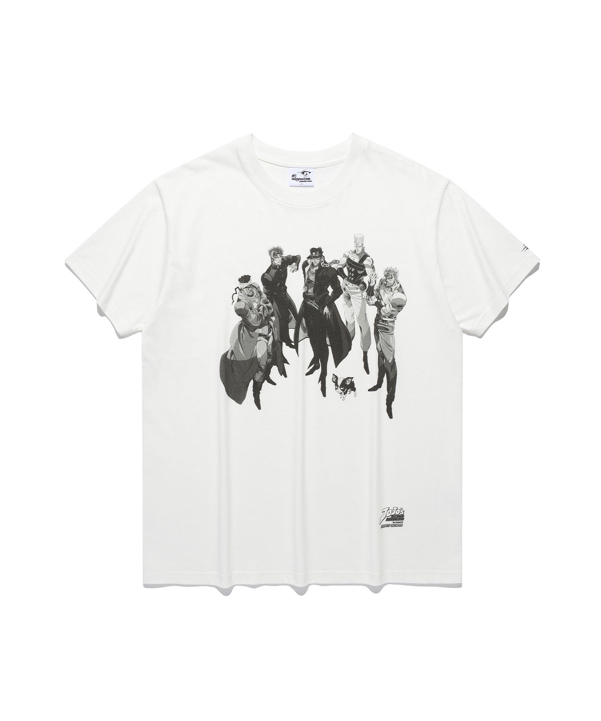 나이스고스트클럽(NICEGHOSTCLUB) JOJOs STARDUST CRUSADERS POSTER TEE_WHITE(NG2GFUT500B)
