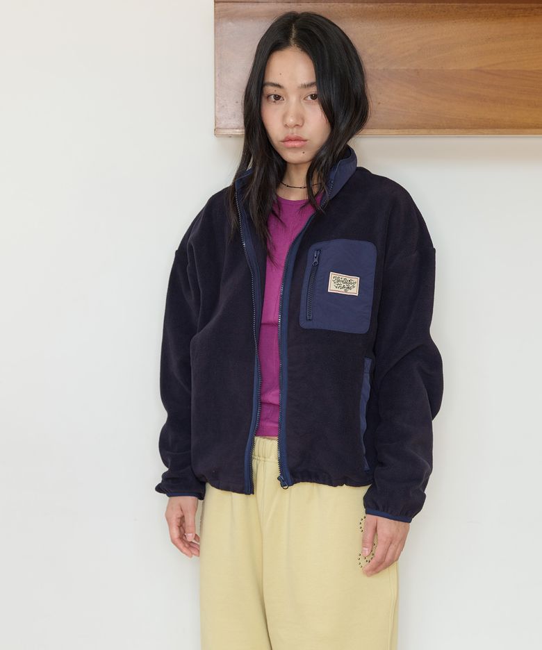 HBT Pocket Fleece Jacket (NAVY)