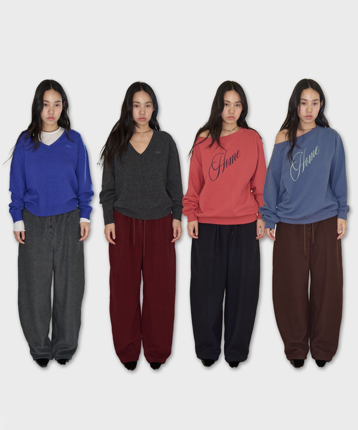 홈바디띵즈(HOMEBODY THINGS) HBT Fleece Wide Pants
