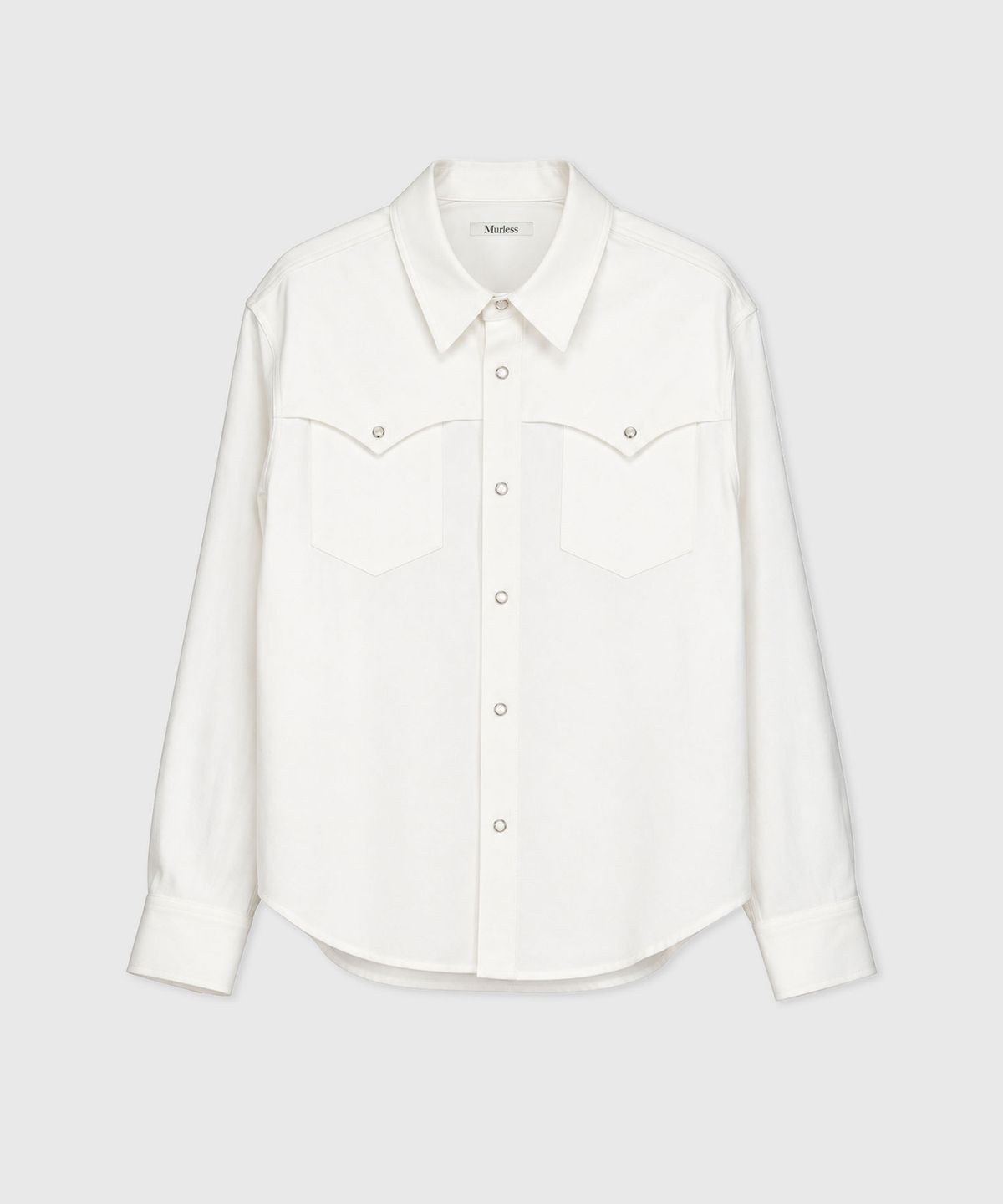 머레스(MURLESS) WESTERN YOKE FLAP SHIRT_OFF WHITE