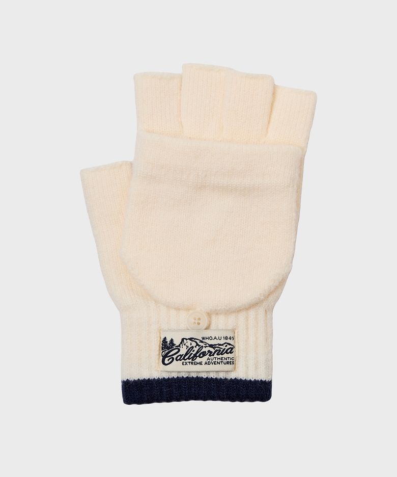 Knitted 2-way Gloves / WHAGG4T21A
