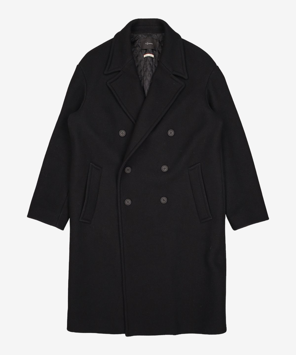 일꼬르소(IL CORSO) IL CORSO Sinclair Cashmere Melton Super Over Long Ripper Collar Double Coat 95