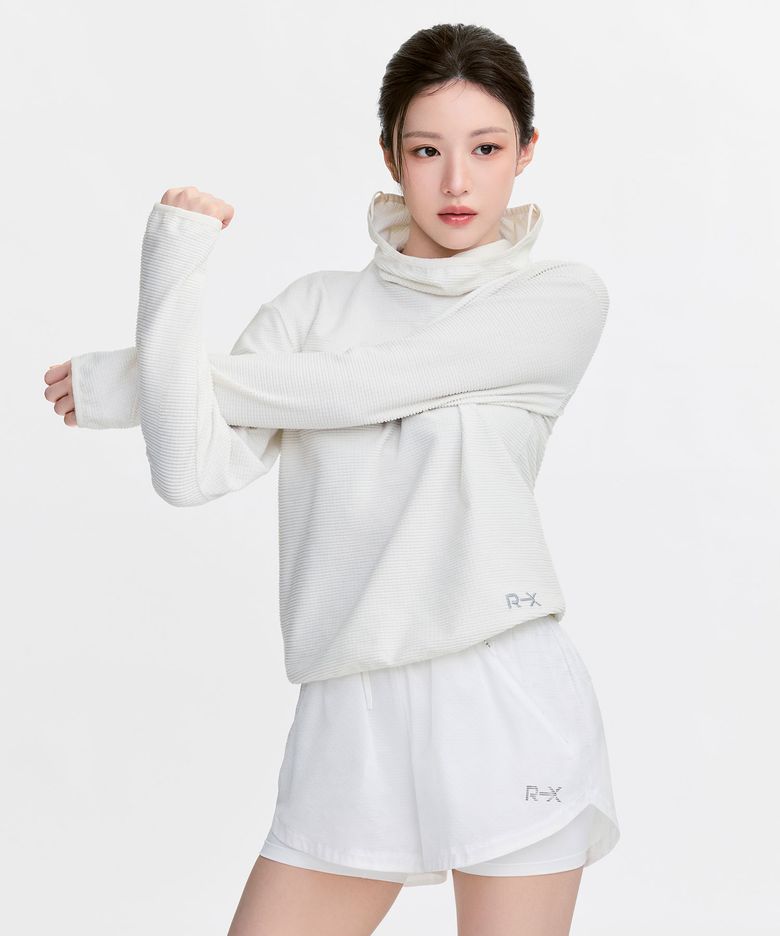 RX 텍스쳐드 플리스 터틀넥 XFL4TU1001