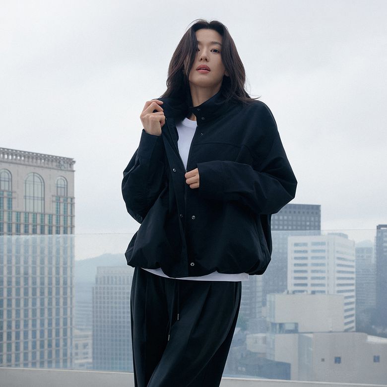 백 셔링 볼륨 자켓