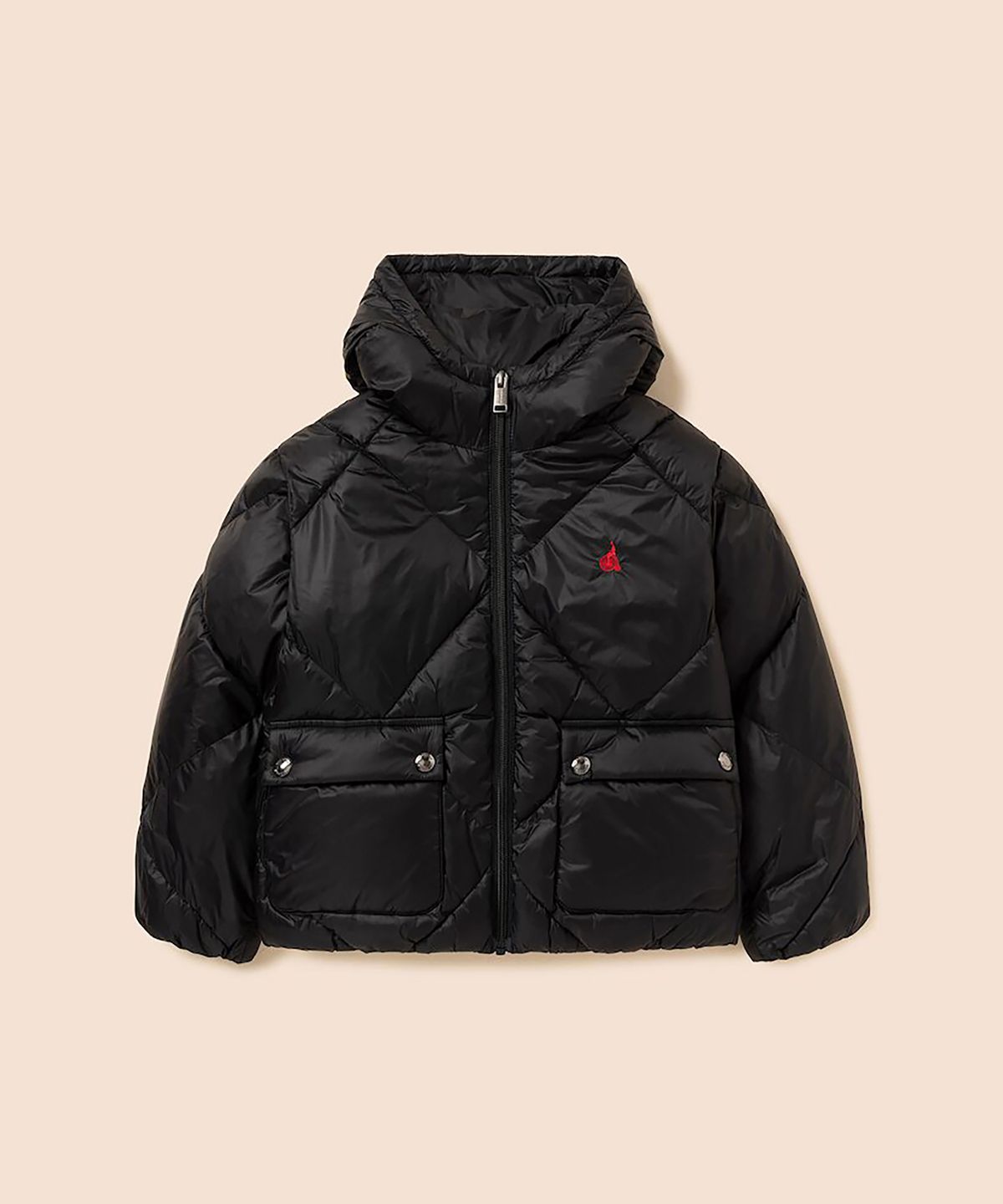 빈폴 키즈(BEANPOLE KIDS) 후드형 한줌 경량 패딩  블랙 (BI6938U905)