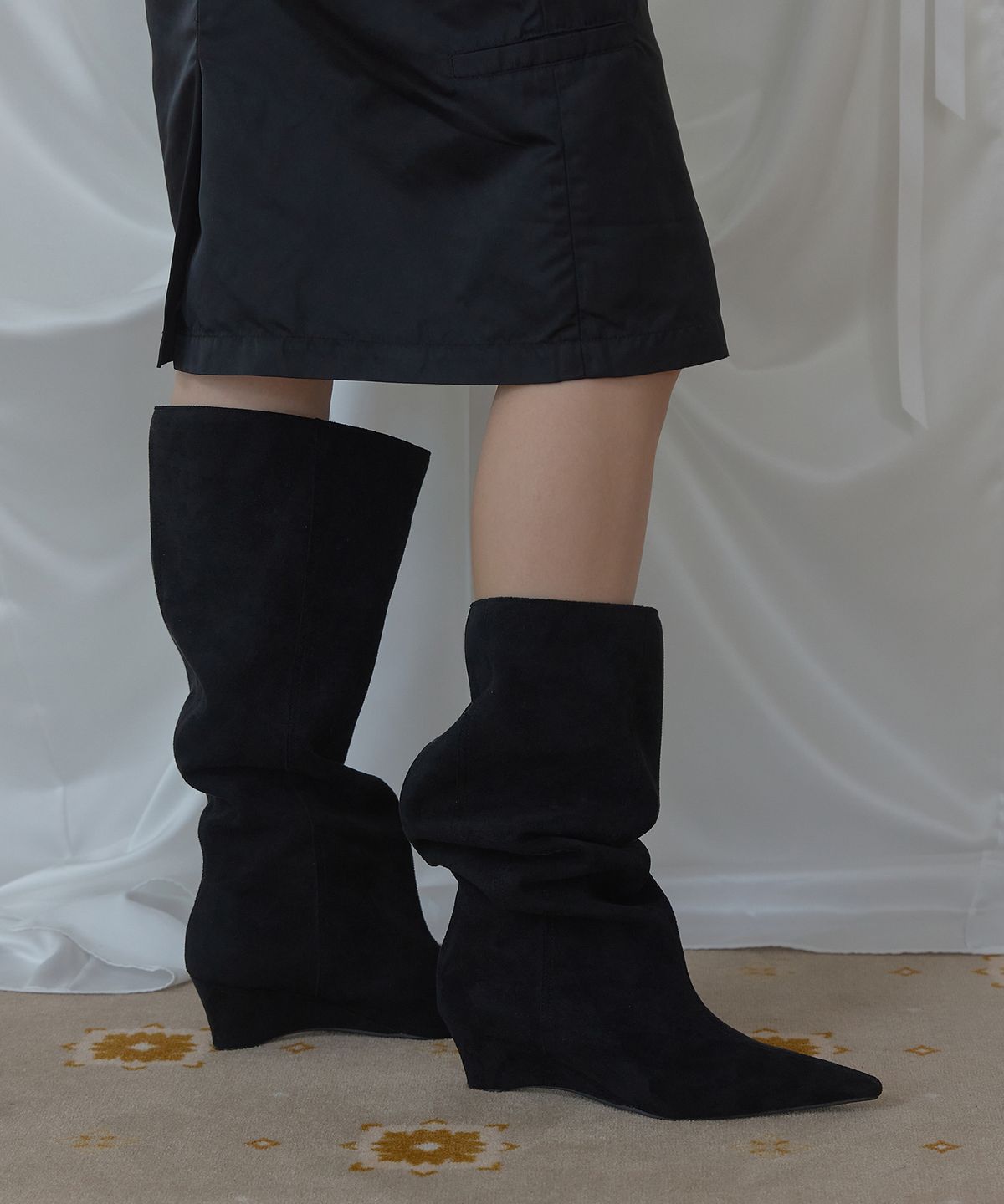 바이아덜스(BYOTHERS) Melo Wedge Boots