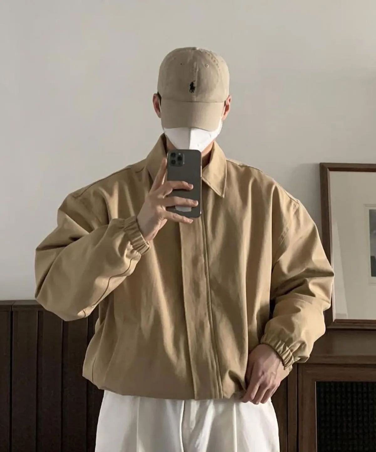 너스(NUS) YEI Nika  kara Blouson (베이지)