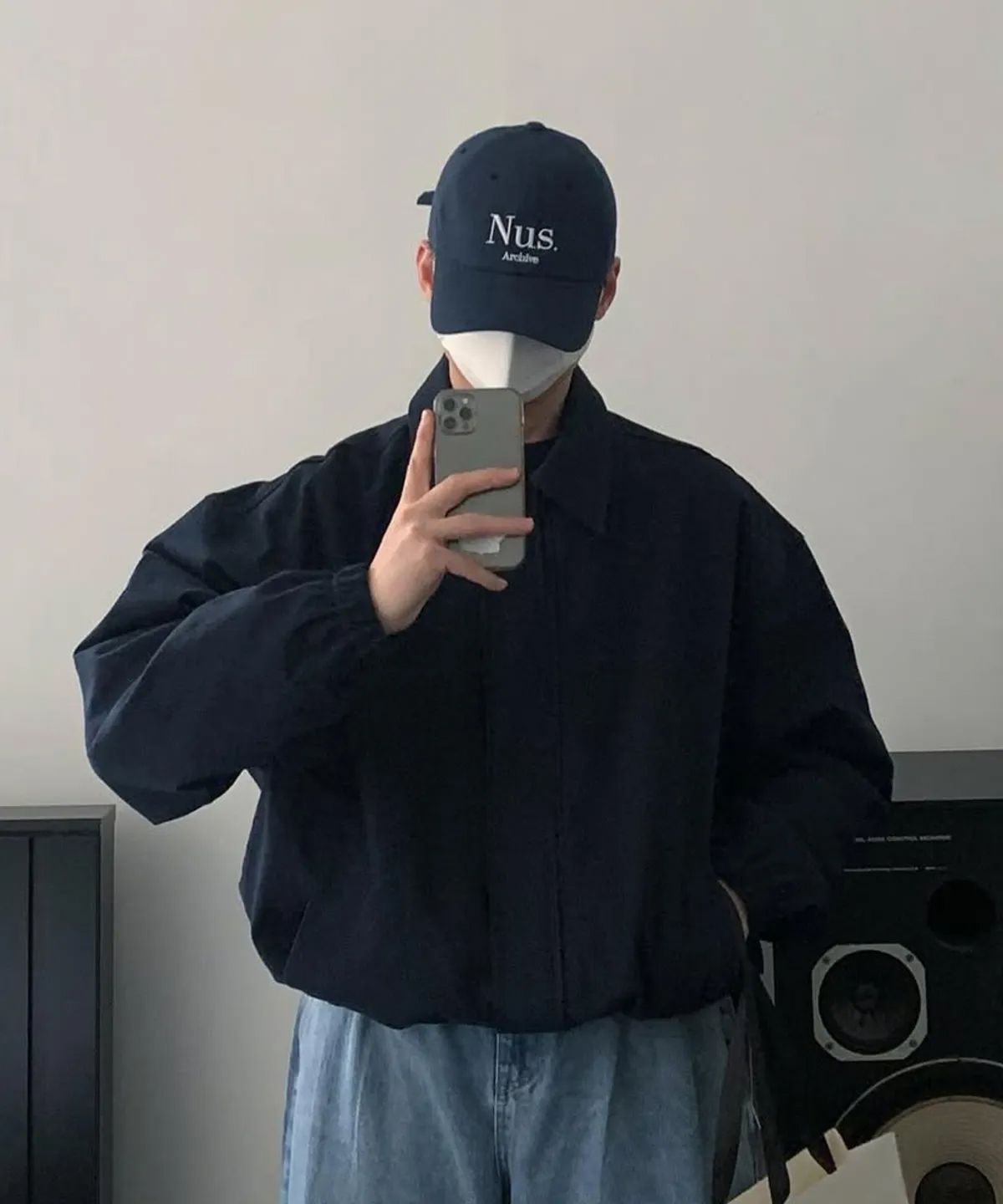 너스(NUS) YEI Nika  kara Blouson (네이비)
