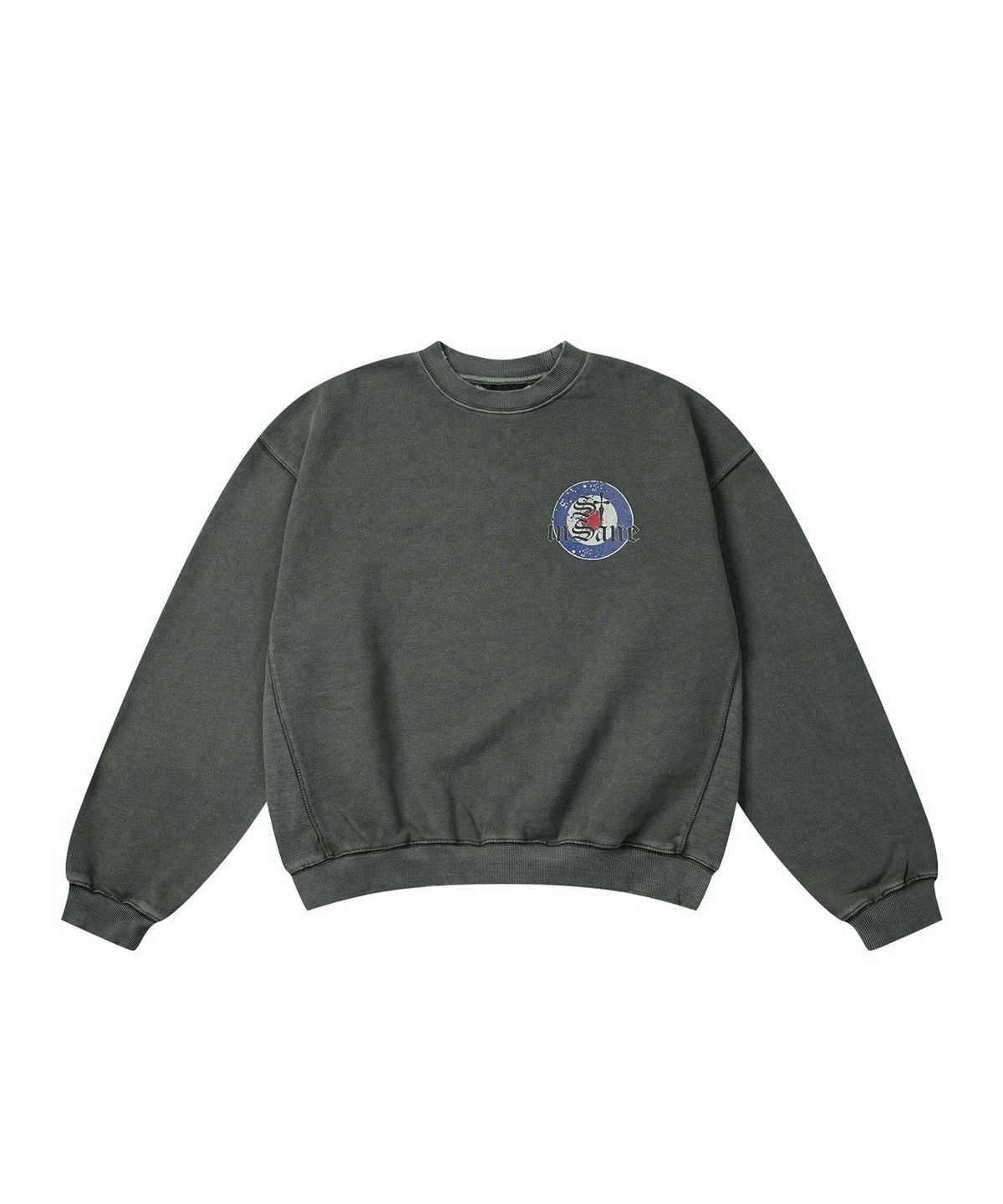 인세인개러지(INSANEGARAGE) INSANE MODS SYMBOL SWEAT SHIRT_KHAKI