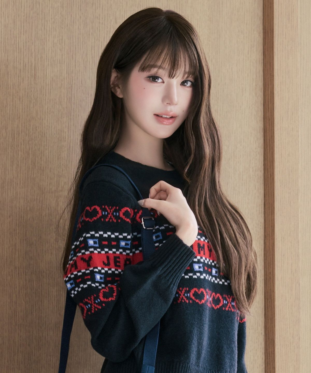타미진스(TOMMY JEANS) 울 페어아일 스웨터 (T32G7KTO37TWT1BDS)