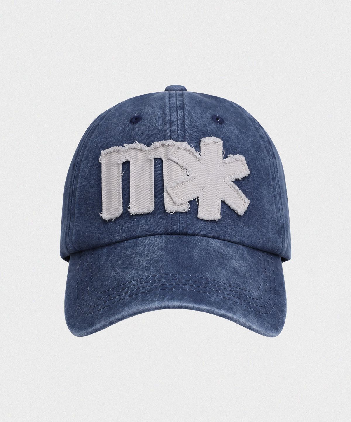 미타유스(MITA YOUTH) 미타 아카이브 워시드 패치 볼캡 [PIGMENT NAVY]