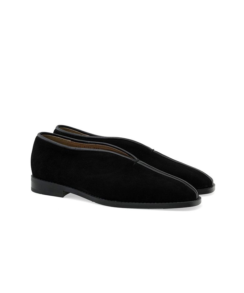 Mono Slip-on Loafer #901 [Black suede]