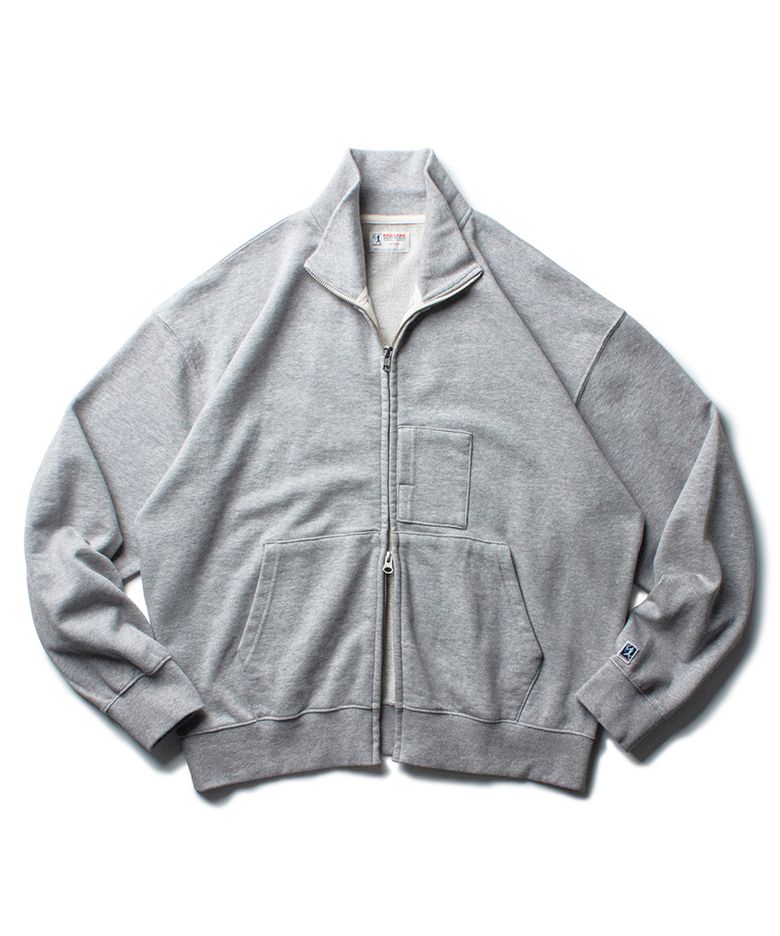 CLASSIC PATINA SWEAT TRACK JACKET [ATHLETIC GREY]