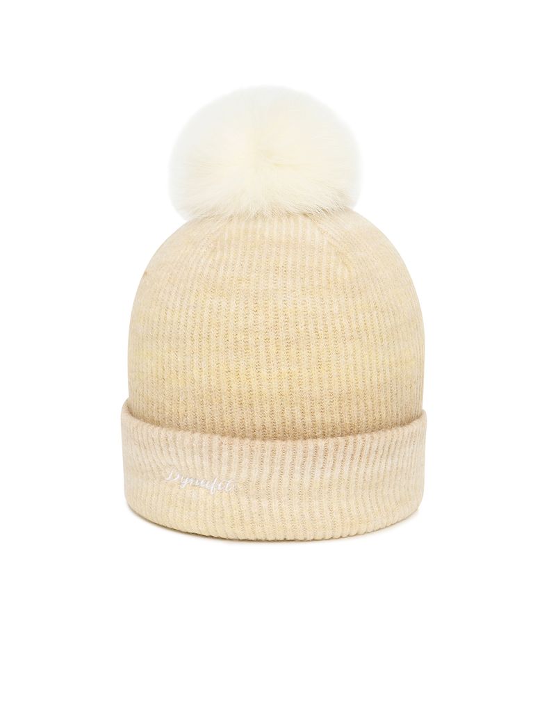 WOMEN 방울비니_Light Beige_YWW26C21E1