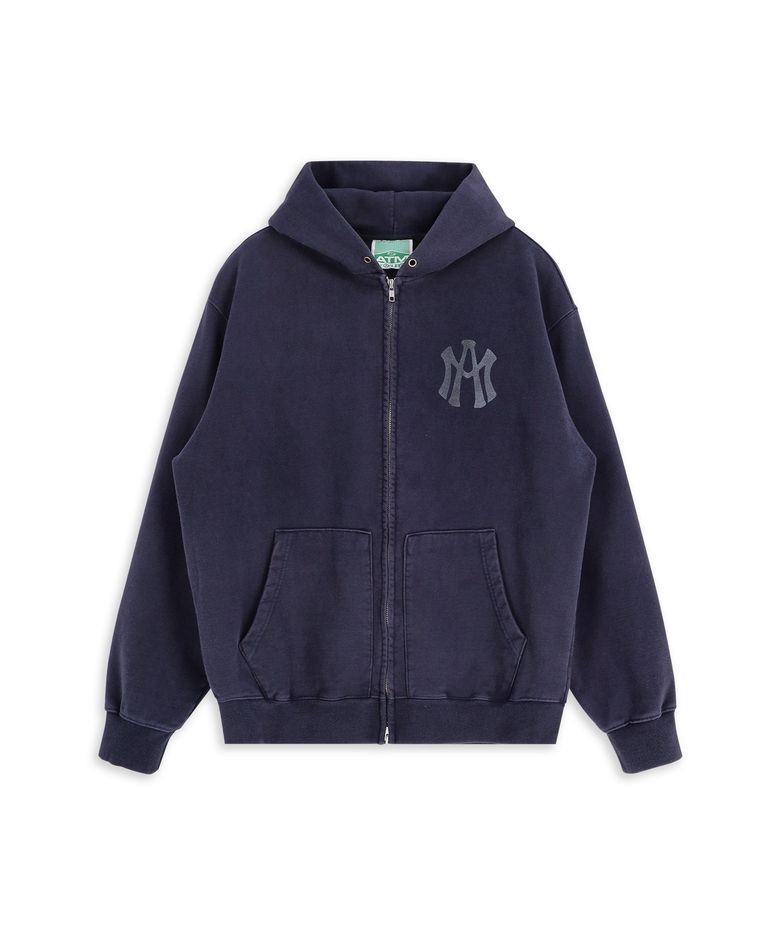 ATM X PLEASURES SPRITUAL WASHED HOODIE ZIP