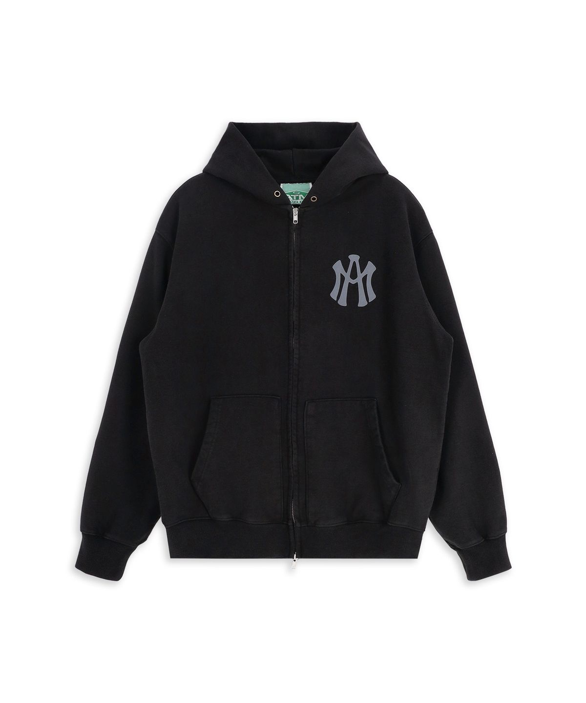 애프터매스(AFTERMATH) ATM X PLEASURES SPRITUAL WASHED HOODIE ZIP