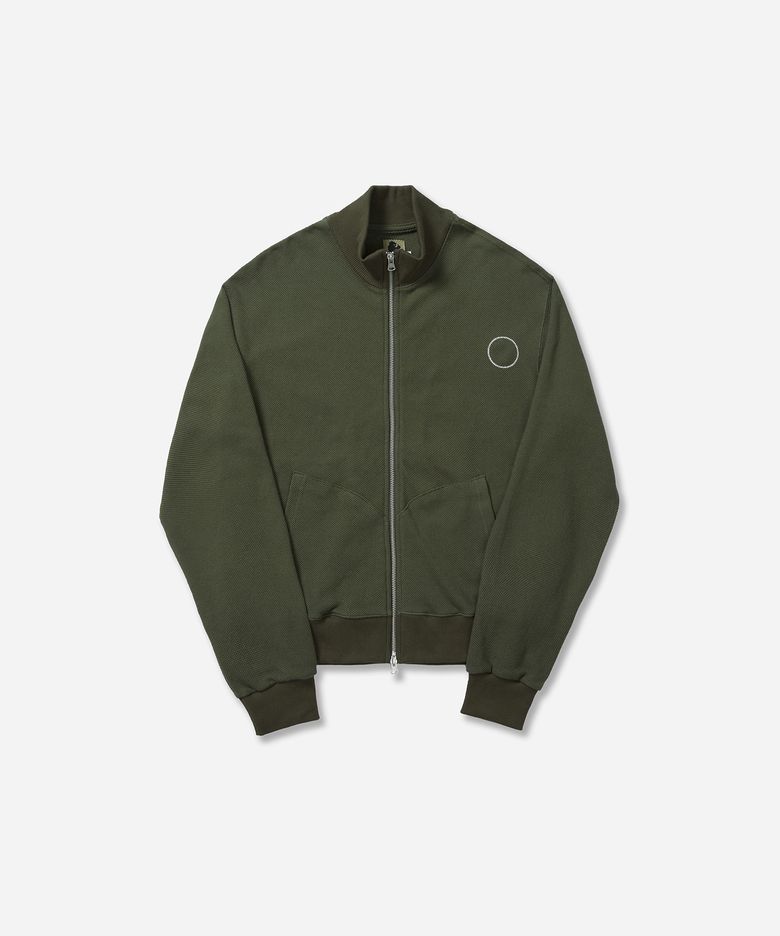 Horseshoe zip-up jacket / Khaki