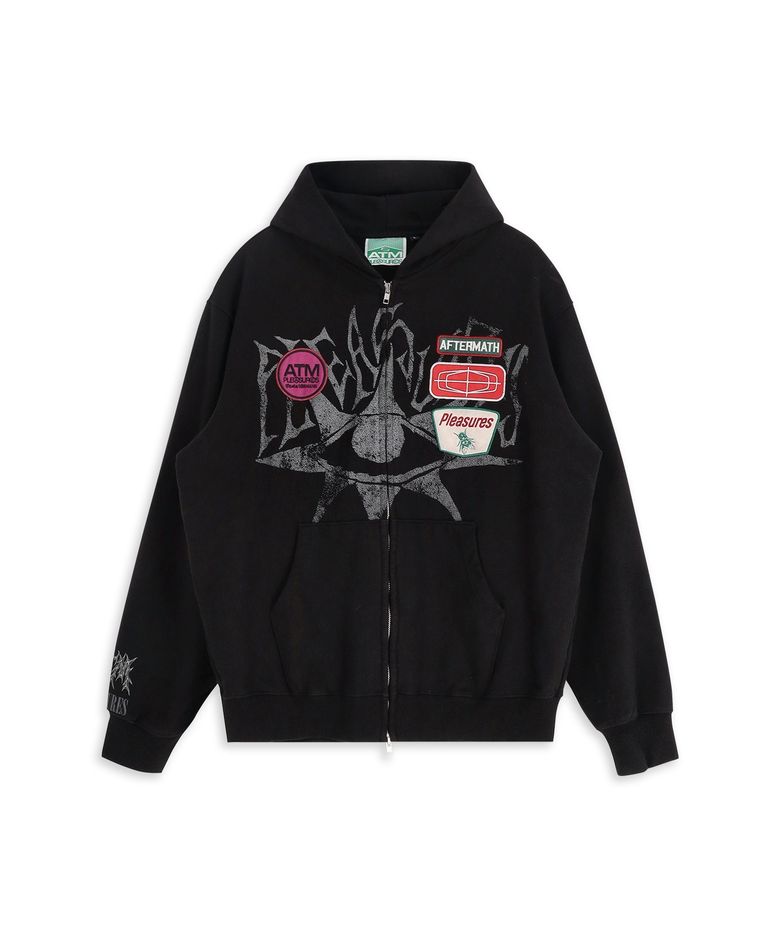 ATM X PLEASURES SPIRITUAL HOODIE ZIP