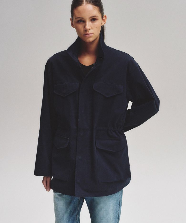 Versatile field jacket (navy)