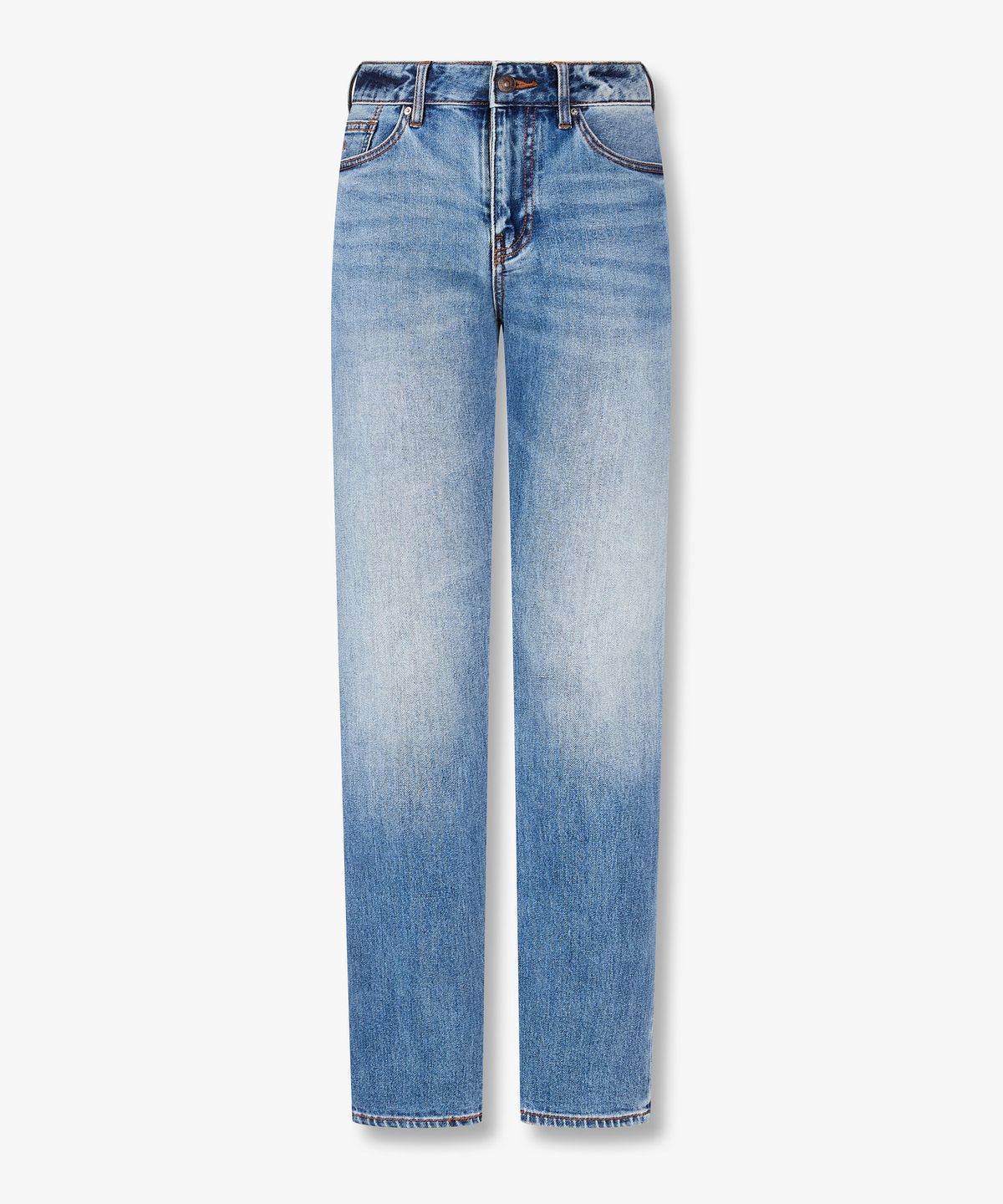 아르마니 익스체인지(ARMANI EXCHANGE) 남성 워시드 슬림 핏 데님 팬츠 _블루_A416340007