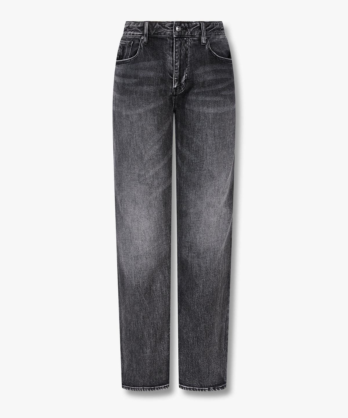 아르마니 익스체인지(ARMANI EXCHANGE) 남성 컴포트 슬림 핏 데님 팬츠 _워시드 블랙_A416340002