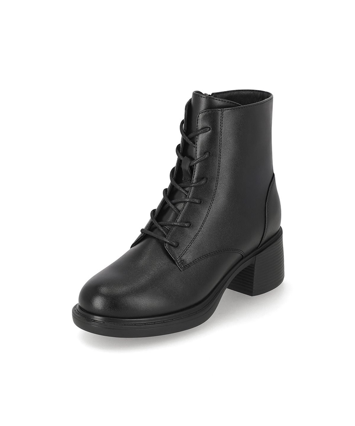 엘칸토(ELCANTO) 마쯔 여성 베이직 레이스업 워커부츠 5.5cm LCWA12M64V