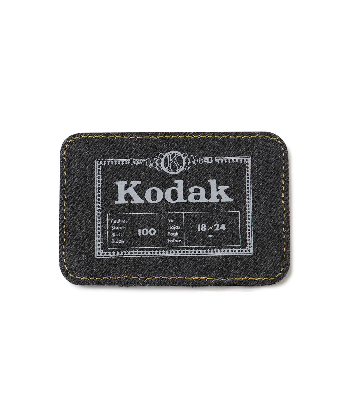 코닥(KODAK) 데님 레더패치 웰렛 BLACK