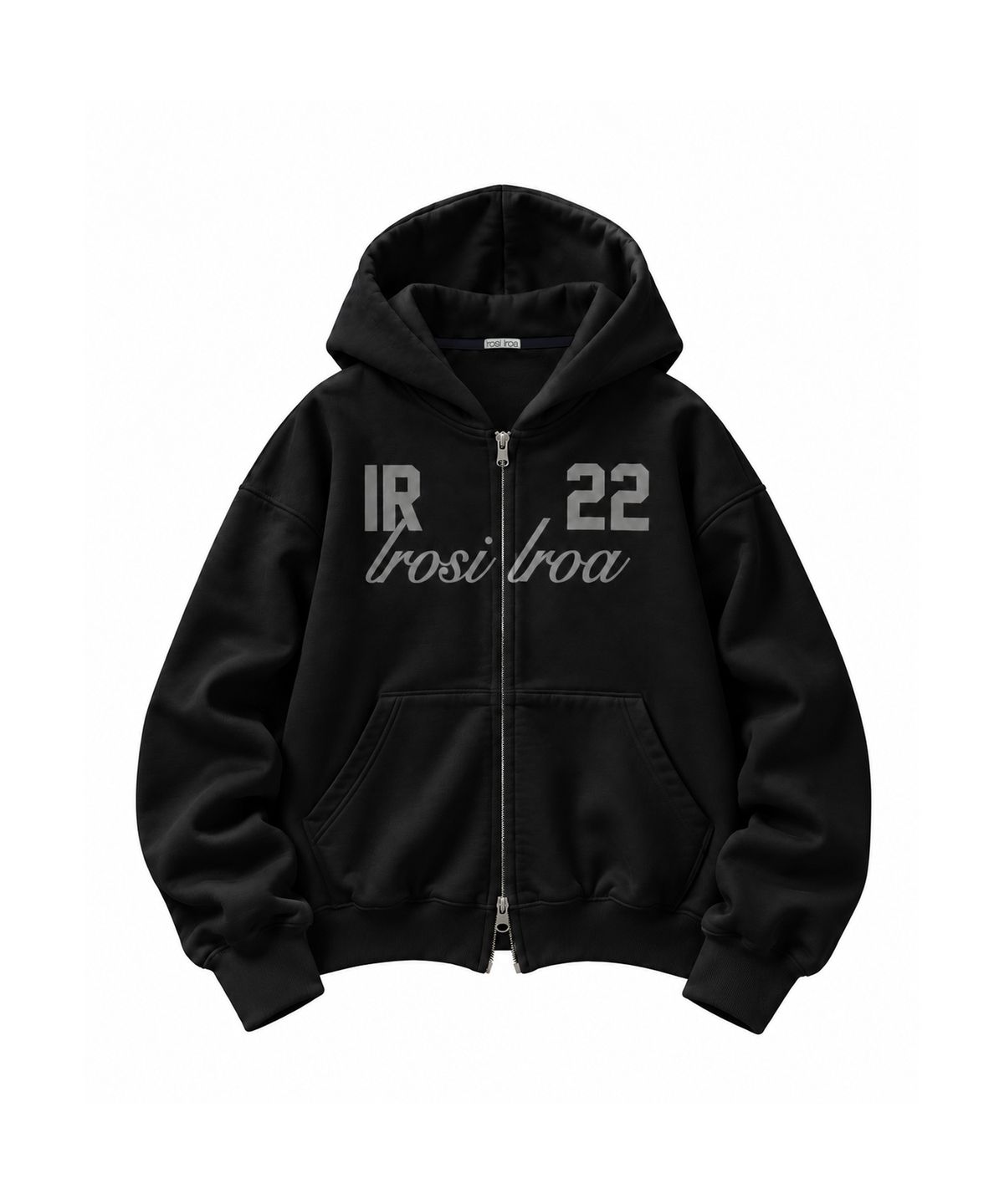 이로시 이로아(IROSI IROA) IR 22 Hoodie Zip-up (Black)