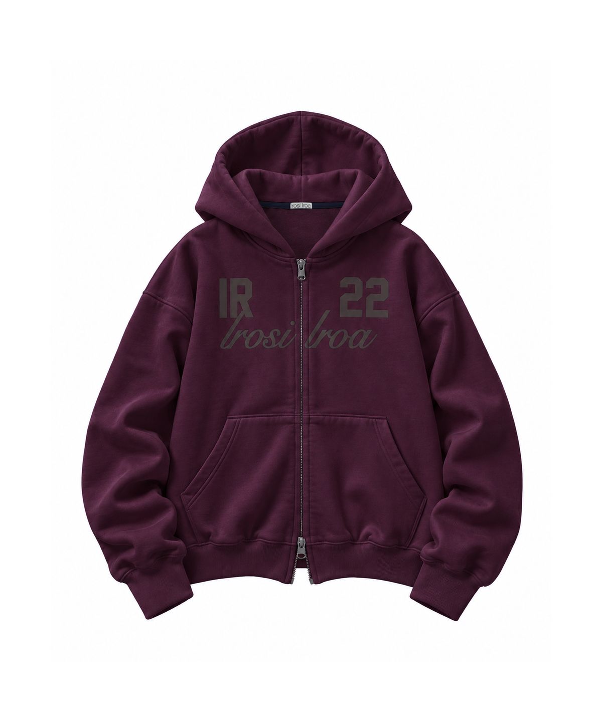 이로시 이로아(IROSI IROA) IR 22 Hoodie Zip-up (Plum)
