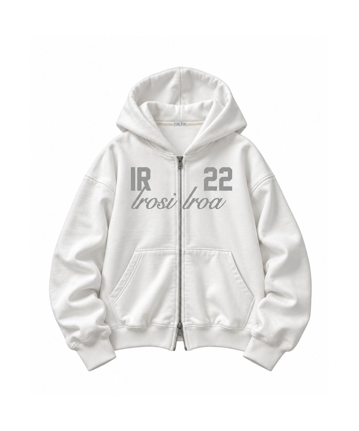 이로시 이로아(IROSI IROA) IR 22 Hoodie Zip-up (White)