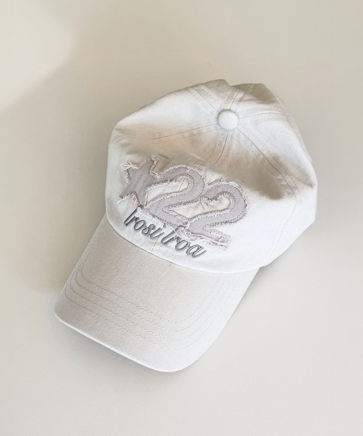이로시 이로아(IROSI IROA) 22 Patchwork Cap (Ivory)