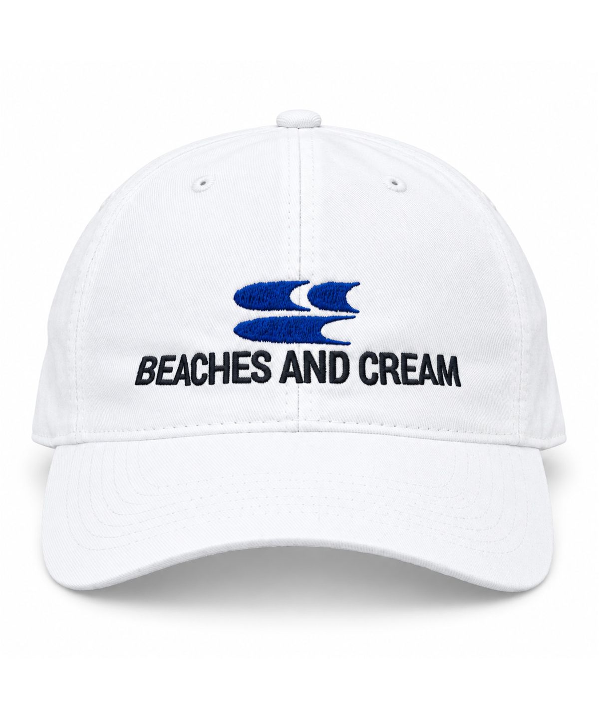 비치스앤크림(BEACHESANDCREAM) Surf Symbol Washing Ball cap-white