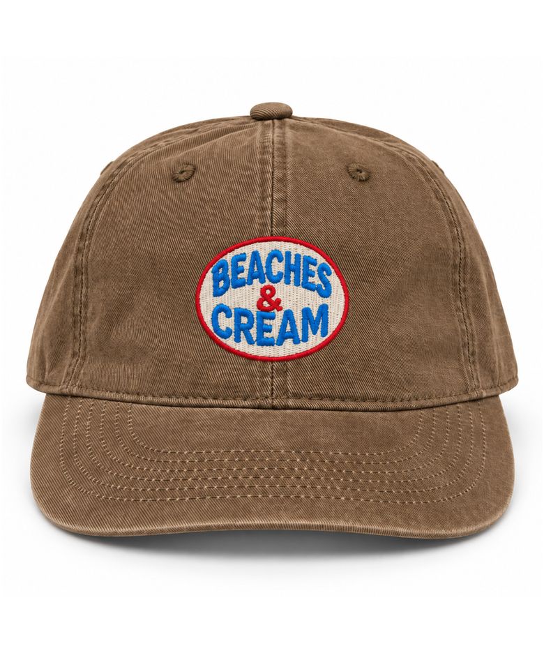 Heritage Oval Plat-Ball cap-beige