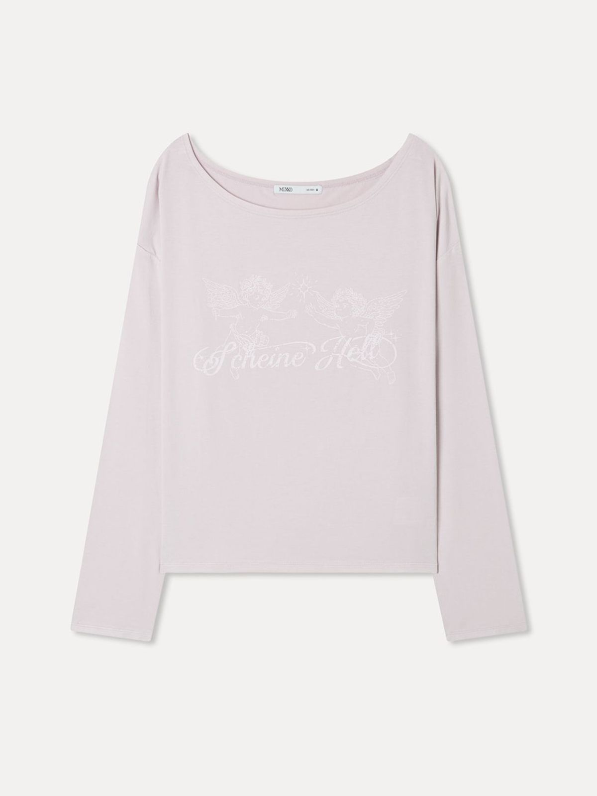 미쏘(MIXXO) 레터링 원숄더 티셔츠RE LWG913A_MIWLWGT0QA