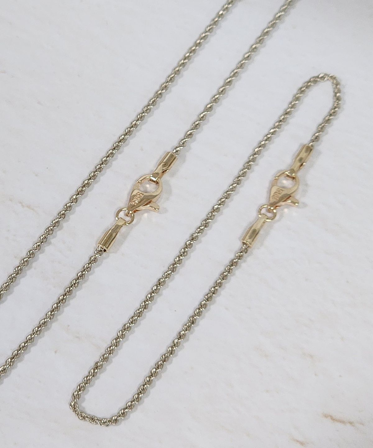 제이라헬(J-RAHEL) [14K/18K 골드] 클래식 로프체인 팔찌 *1.3MM*