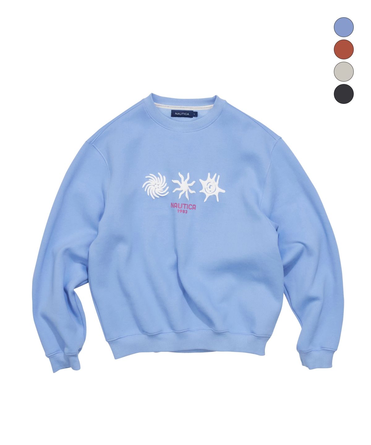 노티카(NAUTICA) 오션 토템 스웨트셔츠(4colors) NSW6096